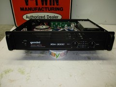GEMINI XGA-3000 AMPLIFIER 3000W WORKS RACK MOUNT HAS NO TOP