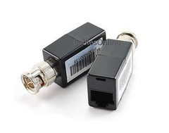 2-PACK RJ45 Jack to BNC Male CCTV Video Balun Adapter, CablesOnline BL-101-2
