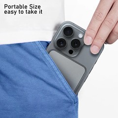LIEFOX Magnetic Wireless Power Bank Fast Charging Ultra Thin Li-Polymer Battery