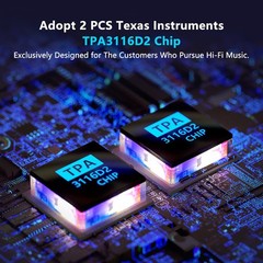 Fosi Audio TB10A 2 Channel Stereo Audio Receiver Amplifier Mini Hi-Fi Home Amp