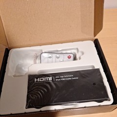 HDMI Ultra-High Performance Amplifier Switcher 3 Ports w/Remote no power cord.