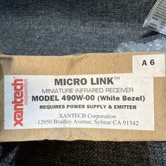 Xantech 490W-00 Micro Link Infrared Receiver