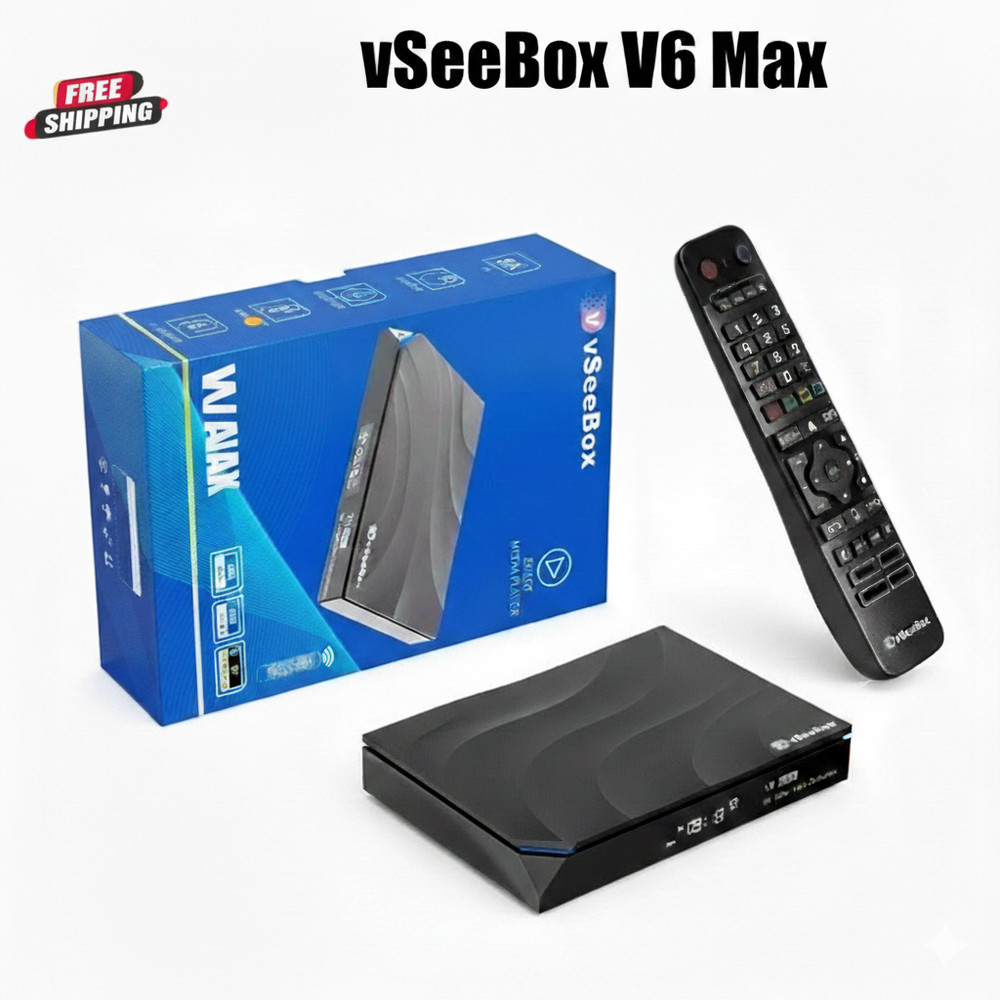 vSeebox V6 Max – 100% Free Shipping – Authorized Distributor