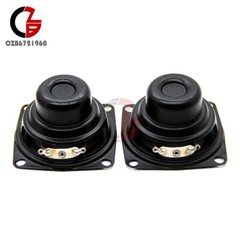 2PCS 53mm 2″ 40mm 1.5″ Magnetic Speaker 4ohm 10W/5W Bass Multimedia Speaker