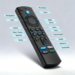 L5B83G For Amazon Fire TV Stick 4K Max Device 2nd 3rd Gen Voice Remote Control