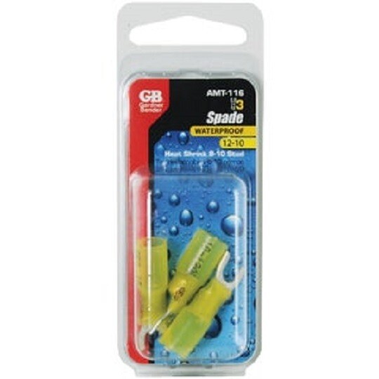 5-3pk-Gardner Bender 12 to 10 AWG #8 to #10 Yes Spade Electric Terminal AMT-116