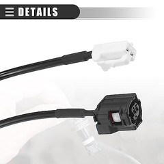 ABS Wheel Speed Sensor, for Toyota RAV4 4WD 08-12, Metal, 89542-42050, Black,