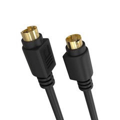 S Video Cable SVHS SVideo 4 PIN VCR Monitor S-Video Male to Male Camcorder Cord