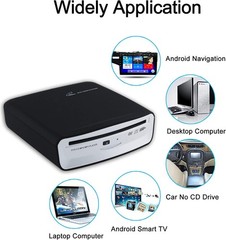 External Car Universal CD DVD Player Machine, Vehicle External USB CD Player