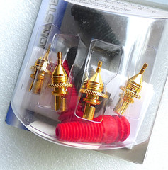 Monster Lock Master Pin Modular Speaker Cable Termination Post 2 Pairs SOLDER ON