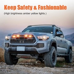 LED Grill Lights for 2016-2022 Aftermarket Toyota Tacoma TRD PRO Grille with Har