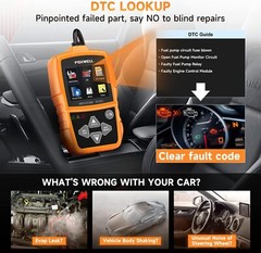 FOXWELL NT201 OBD2 Scanner Check Engine Light Car Code Reader OBDII Diagnostic