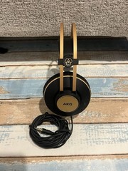 Genuine AKG K92 Over-Ear Closed-Back Monitor Studio Stereo Headphones Black/Gold