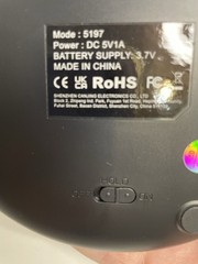 Rohs Wireless Personal Rechargable CD Player With Headphones Untested Parts Only