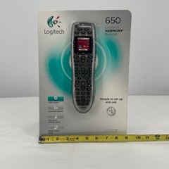Logitech Harmony 650 Universal Remote Color Screen Silver 915-000193 New