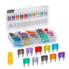 120 Pieces Mini Fuse Kit Car Fuses Assortment Kit-Fuse Kit-Mini Fuses(2A/3A/5…
