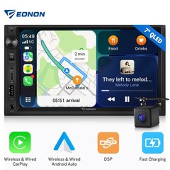 X3 2 DIN 7 inch QLED Android Auto Car Stereo Radio Head Unit CarPlay Mirror Link