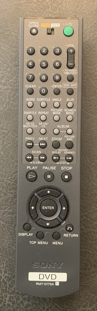 Rare Genuine Sony DMT‑D173A Remote Control – Used, Pro‑Cleaned & Tested