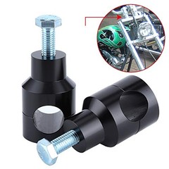 Handlebar Risers With Clamps, 25mm 1.0in Universal Circular Handlebar Riser