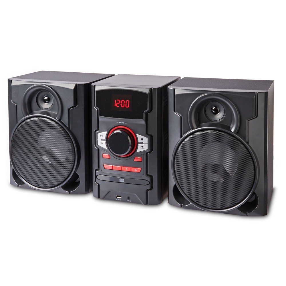 100W Home Stereo CD Player with Bluetooth USB Remote FM Radio Compact System NEW