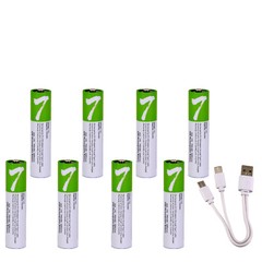 2-4x 1.5V 2600mWh AA / AAA Battery Type-C USB Rechargeable Lithium ion Batteries
