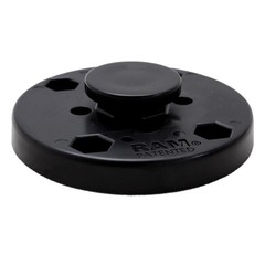 RAM� Composite Mount 2.5″ Pre-Drilled AMPS Round Plate Octagon Button RAP-293U