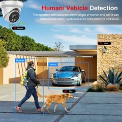 Vikylin 4K 8MP POE Camera Audio IR Home Outdoor Indoor Onvif RTSP Ethernet Lot
