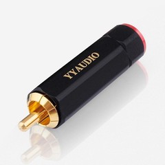 Pure Copper Gold Plated Plug Self Locking Terminal Soldering Heating3397