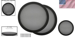 10-Inch Speaker Grill Covers – Durable ABS Black Protector for Car Audio Systems