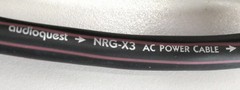 AudioQuest NRG Series NRG-X3 1m AC Power Cable – Black
