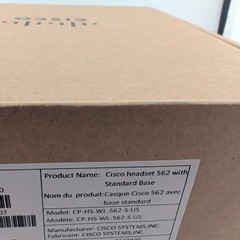 BRAND NEW -Cisco 562 Wireless Headset w/ Standard Base Station CP-HS-WL-562-S-US