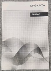 1989 Vintage Magnavox BH3907 Mini TV 4.5” (Black/white) w/Stand Tested