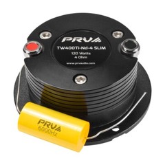 2x PRV 240W Shallow Super Tweeter Neodymium TW400Ti-Nd-4 SLIM 4 Ohm 3″ Rounded
