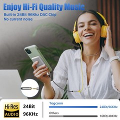 USB Type C Male to 3.5mm TRRS Female Headphone Jack Adapter 2 Pack, USB C to …