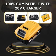 2-PCS Replacement for Dewalt 20V Max Battery DCB203 DCB204 DCB206 DCB200