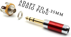 6.35Mm (1/4Inch) Female Stereo Socket Panel Mount Jacks, Patch Cables, Microphon
