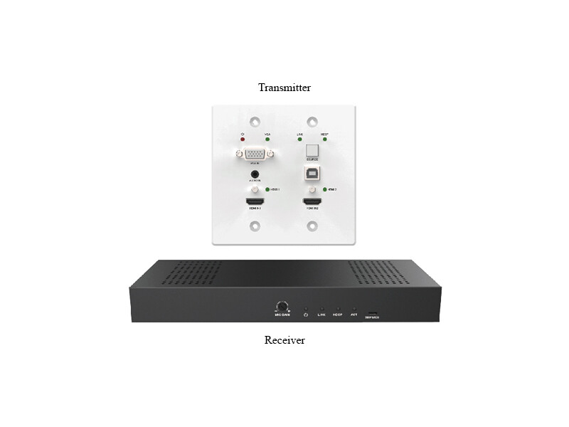 A-NeuVideo ANI-MFAV Multi-Function 4k HDBaseT/HDMI/VGA Extender (Tx/Rx) Kit
