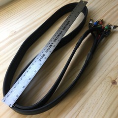 Monoprice Video Coaxial Cable – 6 Feet – Black | 18AWG CL2 Prem 75 OHM CL2 RATED