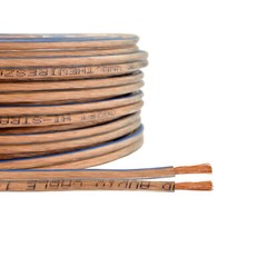 Clear Transparent 250′ ft 16 Gauge 16AWG Speaker Wire Cable for Car Home Audio