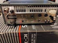 ICOM IC-735 HF TRANSCEIVER – MARS MOD – WITH BOX & MANUAL – NICE CONDITION