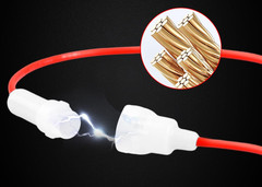 10pcs 16 Gauge AGC White In-Line Fuse Holder 100% Copper Wire Cable Boat RV