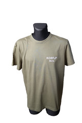 Custom Khaki T-Shirt with Embroidered Call Sign and Name Sizes S-3XL