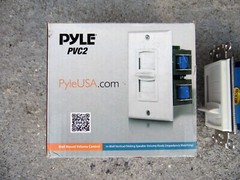 New Pyle PVC2 Wall Mount Impedance Matching Vertical Sliding Volume Control