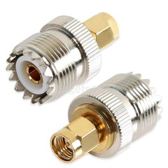 2/4/10Pcs RF Coax Adapter Connectors SMA Male to UHF Female SO239 PL259 Low Loss