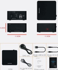 Topping P50 Linear AC/DC Power Supply Adapter for Hifi Audio 5V 1a 15V 1a Ultra