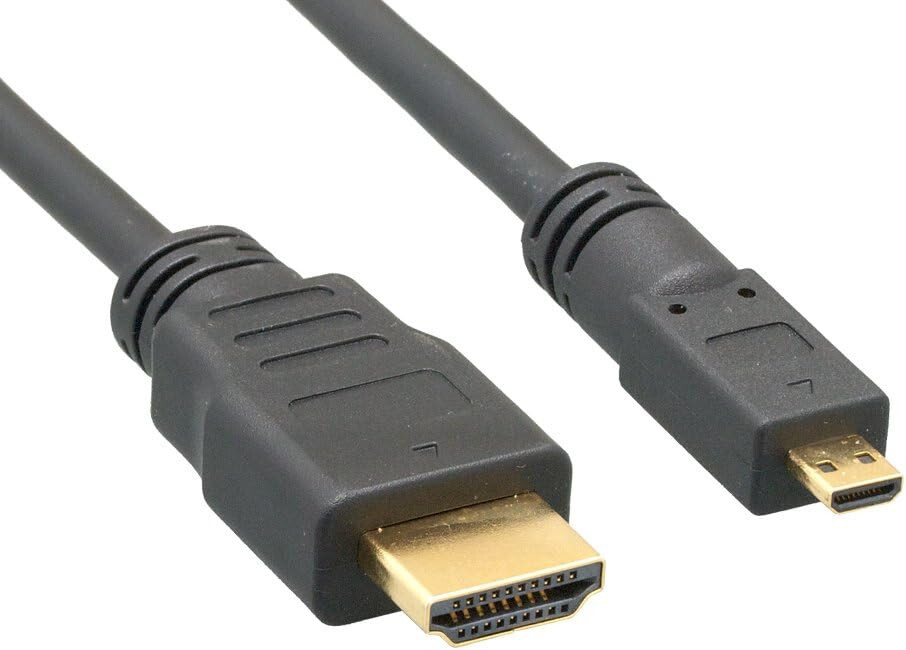 Micro HDMI Cable HDMI A to HDMI Mini Type D Adapter for Camera Sony Nikon HDTV