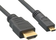 Micro HDMI Cable HDMI A to HDMI Mini Type D Adapter for Camera Sony Nikon HDTV