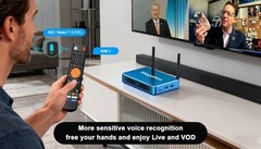 New 2026 Magabox MG5 MAX 8k UHD Media Box 4GB + 128GB Voice Command Remote
