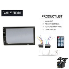 7″ Radio Estereo De Pantalla Para Coche Carro Tactil MP5 Android/ IOS Bluetooth