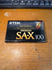 Lot Of 1 New Sealed TDK SA-X100 Type II High Bias Cassette Tape